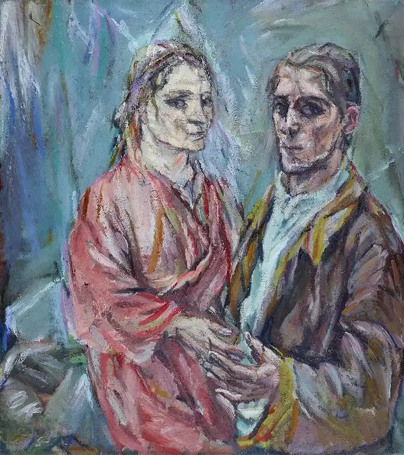 Double Portrait Oskar Kokoschka and Alma Mahler